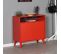 Buffet Bas 2 Portes Mizaris L73cm Rouge