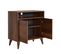 Buffet Bas 2 Portes Mizaris L73cm Bois Foncé