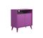 Buffet Bas 2 Portes Mizaris L73cm Violet