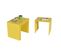 Lot De 3 Tables Basses Gigognes Kibo Jaune