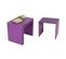 Lot De 3 Tables Basses Gigognes Kibo Violet