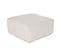 Pouf Siges L85xh74cm Lin Beige Et Blanc