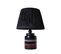 Lampe à Poser Design Dialy D30cm Raphia Noir Et Céramique Noir, Rouge Et Gris