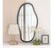 Miroir Décoratif Ganit L48xh85cm Bois Noir