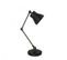 Lampe à Poser Pliante Style Rétro Delyn D12cm Métal Noir Et Or Antique