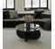 Table Basse En Verre Bubble Noir