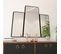 Lot De 3 Miroirs Décoratifs Fawz Cadre Noir