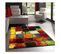 Tapis Chambre 80x150 Tissé Multicolore Rectangle Motif Géométrique Be 39