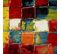 Tapis Chambre 80x150 Tissé Multicolore Rectangle Motif Géométrique Be 39