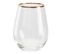 Pack de 8 verres eau/vin CHALET Transparent