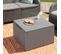 Salon De Jardin Sanremo Storage 4 Places Table Basse Coffre Range-coussins Gris