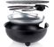 Barbecue Électrique Posable 30cm 1250w Noir - Bq-2880