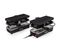 Raclette 4 Personnes 800W 23,8x10,4 cm Noir - Ra-2742