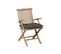 Galette De Chaise De Jardin Toscane Panama Grey 46 X 46 Cm