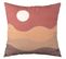 Coussin En Coton 45 X 45 Cm Sunset Brun Argile