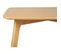 Table Basse En Bambou Coffee 50 X 50 Cm Bois Clair