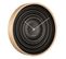 Horloge Ronde En Bois Scandi Ribble 31 Cm Noir Mat