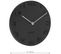 Horloge Moderne Avec Aiguilles Chromées On The Edge Noir