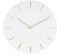 Horloge En Métal Charme 45 Cm Blanc