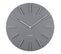 Horloge Discreet D40cm Gris