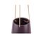 Cache-pot Design Suspendu Médium Skittlie - H. 66 Cm – Violet Foncé