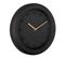 Horloge Ronde En Résine Petra  30 Cm Noir