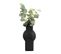 Vase En Céramique Art Circles 23 Cm Noir