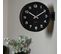 Horloge Murale Double Face H38cm Noir