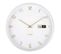 Horloge Murale En Aluminium Flip Blanc