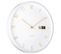 Horloge Murale En Aluminium Flip Blanc