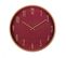 Horloge Murale En Bois D40cm Rouge