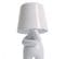 Lampe De Table Bonhomme H18.5cm Blanc