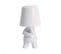 Lampe De Table Bonhomme H18.5cm Blanc