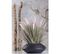 Herbe Pennisetum artificielle 58 cm en pot en zinc