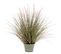 Herbe Pennisetum artificielle 58 cm en pot en zinc