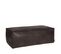 Bronco - Pouf Rectangulaire Vintage - Couleur - Noir