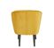 Sara - Fauteuil Cocktail En Velours - Couleur - Ocre