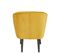 Sara - Fauteuil Cocktail En Velours - Couleur - Ocre