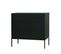 Adam - Commode 3 Tiroirs En Bois - Couleur - Noir