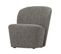 Lofty - Fauteuil En Tissu Bouclette - Couleur - Gris