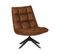 Jouke - Fauteuil En Simili Capitonné - Couleur - Cognac