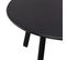 Fer - Table Basse Ronde En Métal Ø70cm - Couleur - Noir