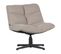 Fauteuil Pivotant En Tissu Bouclé Beige Alfred