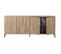 New Gravure - Buffet 4 Portes En Bois L200cm - Couleur - Bois Clair