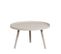 Mesa - Table D'appoint Ronde Bois Ø60cm - Couleur - Beige