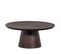 Coffee à Gogo - Table D'appoint Ronde En Bois Ø90cm - Couleur - Bois Foncé