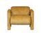 Lenny - Fauteuil Design En Velours Ocre