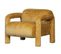 Lenny - Fauteuil Design En Velours Ocre