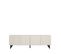 Miller - Meuble TV 4 Portes En Bois L181cm - Couleur - Blanc