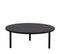 Laut - Table Basse Ronde En Bois Ø80cm - Couleur - Noir